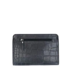 LouLou Essentiels Vintage Croco Silver Crossbody Black -Stijlvolle Tassen 03crossbodyxs004s 001 8720143393310 loulou essentiels 3