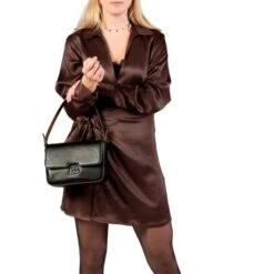 Burkely Modest Meghan Satchel Shoulderbag Black -Stijlvolle Tassen 1000269.43.10 5