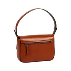 Burkely Modest Meghan Satchel Shoulderbag Cognac -Stijlvolle Tassen 1000269.43.24 4