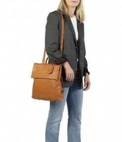 Burkely Just Jolie Backpack Crossover Cognac -Stijlvolle Tassen 1000300.84 24 2 600