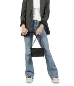 Burkely Just Jolie Double Zip Crossbody Bag Black New -Stijlvolle Tassen 1000304.84 10 2 600 1