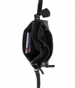 Burkely Just Jolie Double Zip Crossbody Bag Black New -Stijlvolle Tassen 1000304.84 10 5 600 1