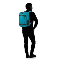 American Tourister Urban Track Cabin Backpack Verdigris Blue -Stijlvolle Tassen 147626 a029 urban track cabin backpack with silhouette