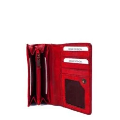 Bear Design Cow Lavato Diana Portemonnee Red -Stijlvolle Tassen 15572 red1