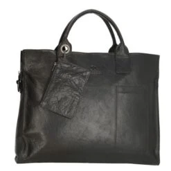 Micmacbags Golden Gate Laptop Schoudertas 15.6" Black