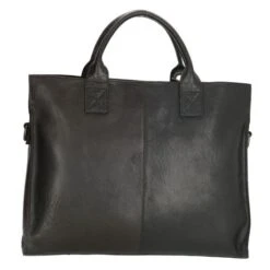 Micmacbags Golden Gate Laptop Schoudertas 15.6" Black -Stijlvolle Tassen 17353 001 zwart mmb 2d 0004