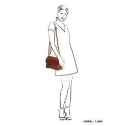 Micmacbags Porto Schoudertas Bruin -Stijlvolle Tassen 18054 006 brown mmb 2d 0003m