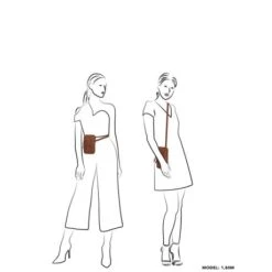 Hide & Stitches Paint Rock Telefoontasje 18632 Cognac -Stijlvolle Tassen 18632005 3