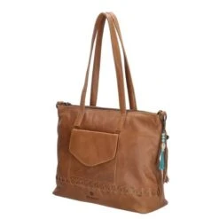 Micmacbags Friendship Shopper Schoudertas Bruin -Stijlvolle Tassen 18661 bruin 4