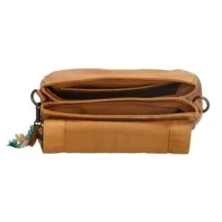 Micmacbags Friendship Klep Schoudertas Camel -Stijlvolle Tassen 18663 camel 6