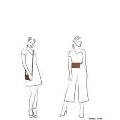 Hide & Stitches Paint Rock Crossover Schoudertas 20074 Cognac -Stijlvolle Tassen 20074005 3