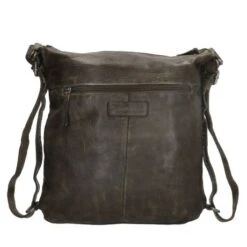 Hide & Stitches Paint Rock Schouder/ Rugtas 20075 Olijfgroen -Stijlvolle Tassen 20075029 7