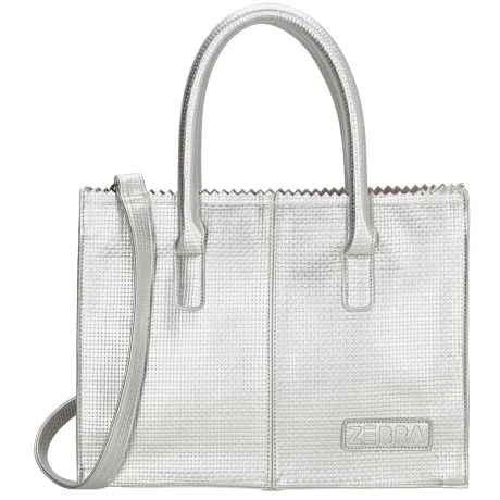 Zebra Trends Kartel Handtas Sanne S Zilver 1 Zebra Trends Kartel Handtas Sanne S Zilver