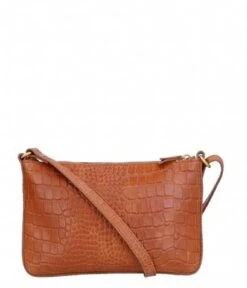 LouLou Essentiels Ally 25 Crossbody Cognac -Stijlvolle Tassen 25crossbody159dg 023 023 3 600