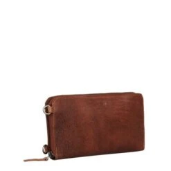 DSTRCT Flora Fountain Phone Bag Croco Cognac -Stijlvolle Tassen 270030 30 4