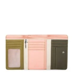 Mywalit Medium Tri-Fold Wallet Outer Zip Portemonnee Olive -Stijlvolle Tassen 363 149 3