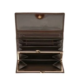 Castelijn & Beerens Gaucho Dames Portemonnee Overslag RFID Mocca -Stijlvolle Tassen 422402 mo 5