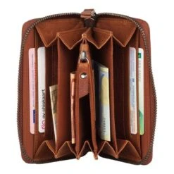 Burkely Antique Avery Wallet M Cognac -Stijlvolle Tassen 880756.24 4