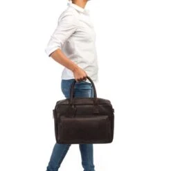 Burkely Vintage Mitch Worker 14" Schoudertas Brown -Stijlvolle Tassen 9007921.22.20 6