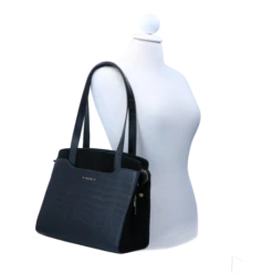 LouLou Essentiels Classy Croc Bag XS Black -Stijlvolle Tassen 90bagxs149lg.001 001 4