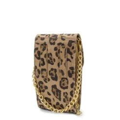 MOSZ Telefoontasje Cheeta Brown Light Gold 6 MOSZ Telefoontasje Cheeta Brown Light Gold -Stijlvolle Tassen achter cheeta