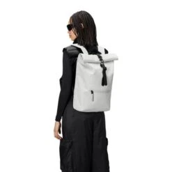 Rains Rolltop 16" Rucksack Ash -Stijlvolle Tassen ash3