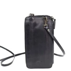 Bear Design Anniek Telefoontasje Black -Stijlvolle Tassen bear design telefoontasje anniek zwart cl 188602