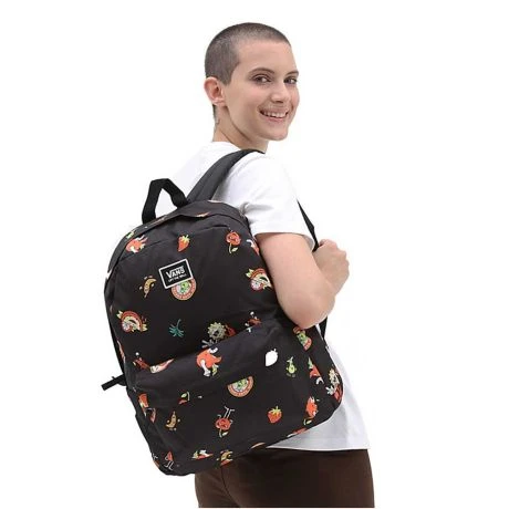 Vans Old Skool H2O Rugzak 15" Black Evening Fruit 4 Vans Old Skool H2O Rugzak 15" Black Evening Fruit - Afbeelding 4