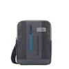 Piquadro Urban IPad 10.5"/ IPad 9.7" Crossbody Bag Black/Grey Blue