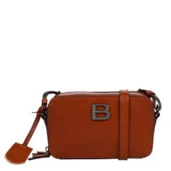 Burkely Modest Meghan Crossbody Box Bag Cognac