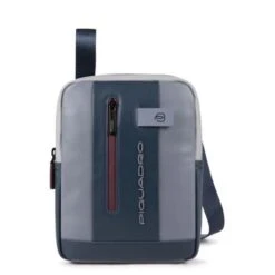 Piquadro Urban IPad 10.5"/ IPad 9.7" Crossbody Bag Gray/ Bordeaux