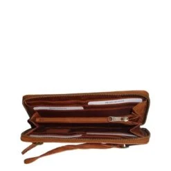 Bear Design Cow Lavato Dames Portemonnee CL15882 Cognac -Stijlvolle Tassen cl15882 cognac 2