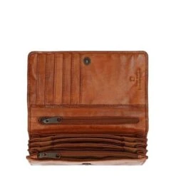 Bear Design Cow Lavato Dames Portemonnee CL9918 Cognac -Stijlvolle Tassen cl9918 cognac 3