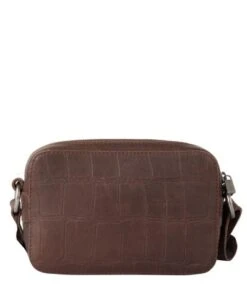 Cowboysbag Big Croco Crossbody Timber Hickory -Stijlvolle Tassen crossbody timber3360 000555 hickory 3