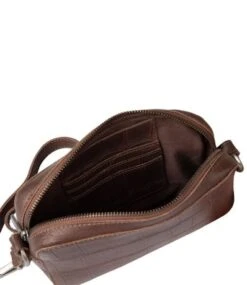 Cowboysbag Big Croco Crossbody Timber Hickory -Stijlvolle Tassen crossbody timber3360 000555 hickory 4