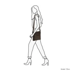 Daniel Ray Vista Crossbody Schoudertas Dark Brown -Stijlvolle Tassen drl16.1175.01 brown 1