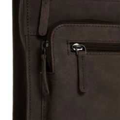 Daniel Ray Vista Crossbody Schoudertas Dark Brown -Stijlvolle Tassen drl16.1175.01 brown 5