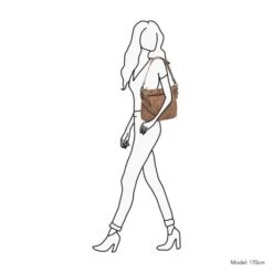 Daniel Ray Murrieta Schoudertas Taupe -Stijlvolle Tassen drl16.1214 6 2