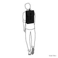 Daniel Ray Fullerton Waterproof Rugtas 15,6" Zwart -Stijlvolle Tassen drs25.1186.00 black 1