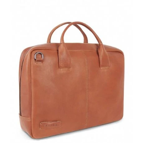 Plevier Gherkin Schoudertas Laptop 15.6" Cognac 2 Plevier Gherkin Schoudertas Laptop 15.6" Cognac - Afbeelding 2