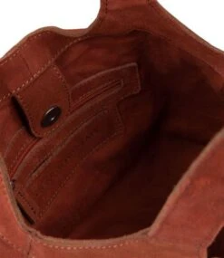 Cowboysbag Suede Handbag Cody Brandy -Stijlvolle Tassen handbag cody 000302 brandy 20963