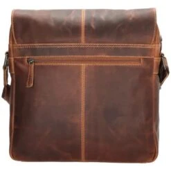 Hide & Stitches Japura Messenger Bag Cognac 20825 -Stijlvolle Tassen hide stitches japura messenger bag 20825 cognac 3
