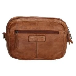 Hide & Stitches Paint Rock Schoudertas 20408 Cognac -Stijlvolle Tassen hide stitches paint rock schoudertas 20408 cognac 3