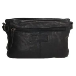 Hide & Stitches Paint Rock Schoudertas 20411 Zwart -Stijlvolle Tassen hide stitches paint rock schoudertas 20411 zwart 2