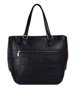 Cowboysbag Big Croco Handbag Midvale Black -Stijlvolle Tassen hnadbag midvale3359 000100 black 3