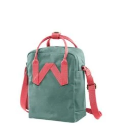 Fjallraven Fjällräven Kanken Sling Shoulderbag Frost Green-Peach Pink -Stijlvolle Tassen kanken sling 23797 664 319 b main fjr