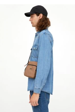 Lefrik Tokyo Crossbody Schoudertas Camel 6 Lefrik Tokyo Crossbody Schoudertas Camel - Afbeelding 6