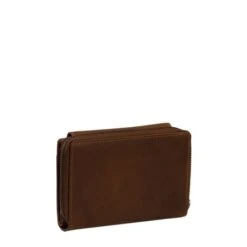 Stijlvolle Tassen -Stijlvolle Tassen leren portemonnee cognac ascot rfid