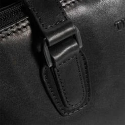 Chesterfield Flint Schoudertas Black -Stijlvolle Tassen leren schoudertas zwart flint