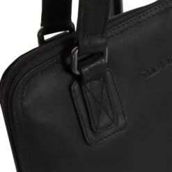 Chesterfield Manon Schoudertas Black -Stijlvolle Tassen leren schoudertas zwart manon